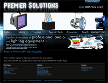 Tablet Screenshot of premier-solutions.biz